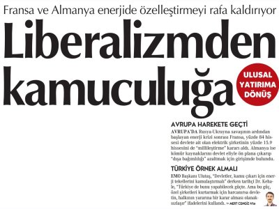 LİBERALİZMDEN KAMUCULUĞA (CUMHURİYET)