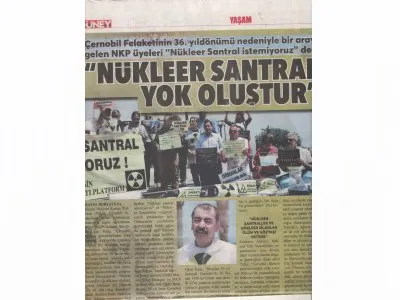 NÜKLEER SANTRAL YOK OLUŞTUR