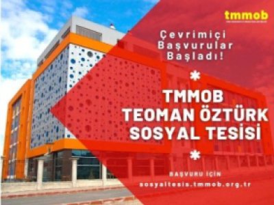 TMMOB TEOMAN ÖZTÜRK SOSYAL TESİSİ 2022-2023 DÖNEMİ KAYIT BAŞVURULARI BAŞLADI