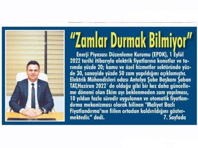 `ZAMLAR DURMAK BİLMİYOR` (05.09.2022-GÖLLER BÖLGESİ)
