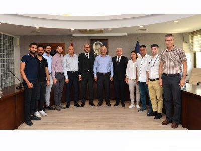 13.DÖNEM ŞUBE YÖNETİM KURULUMUZUN İLK ZİYARETİ MERSİN ÜNİVERSİTESİ REKTÖRLÜĞÜNE OLDU