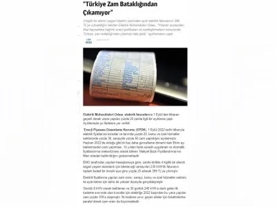 TÜRKİYE ZAM BATAKLIĞINDAN ÇIKAMIYOR (YAPİ.COM.TR)