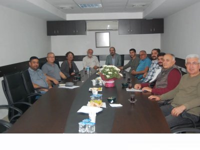 MERSİN HALKEVİ`NİN DEĞERLİ YÖNETİCİLERİ ŞUBEMİZE ZİYARETTE BULUNDU