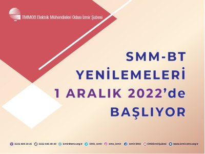 2023 YILI SMMBT BELGE YENİLEME DÖNEMİ BAŞLIYOR