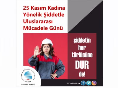 ŞİDDETE DUR DE!