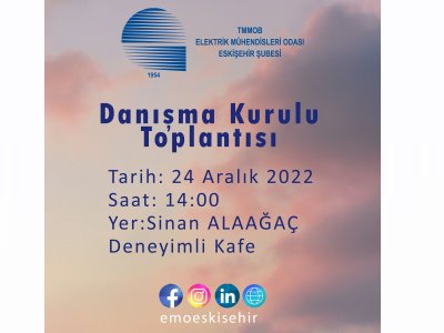 7.DÖNEM 1.DANIŞMA KURULU TOPLANTISI