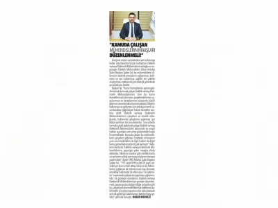 `KAMUDA ÇALIŞAN MÜHENDİSLERİN MAAŞLARI DÜZENLENMELİ!` (16.12.2022 - ANTALYA YÜZYÜZE)