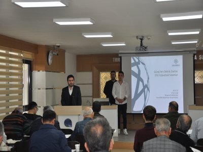 `GÜNEŞTEN ELEKTRİK ÜRETİMİ VE PV SİSTEMLERİNDE YENİ NESİL UYGULAMALAR` SEMİNERİ DÜZENLENDİ