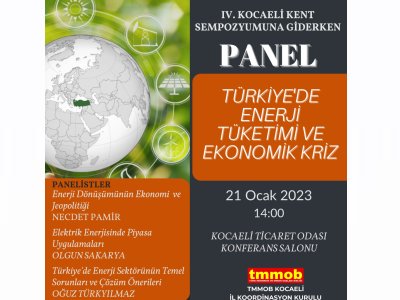 PANEL: TÜRKİYE`DE ENERJİ TÜKETİMİ VE EKONOMİK KRİZ
