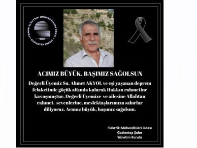 ACIMIZ BÜYÜK. BAŞIMIZ SAĞOLSUN