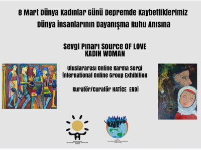 DEPREMZEDELER YARARINA ONLİNE RESİM SERGİSİ