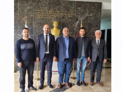 EMO MERSİN ŞUBE YÖNETİM KURULU OLARAK TRT ÇUKUROVA MÜDÜRLÜĞÜ MÜDÜR YARDIMCISI (DESTEK) SN. MEHMET KARAGÖZ BEYE ZİYARETTE BULUNDUK