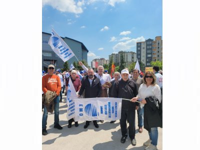 ŞUBE YÖNETİM KURULU OLARAK 1 MAYISTA ALANDAYDIK.