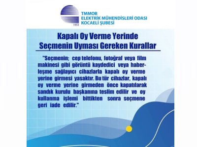 14 MAYIS CUMHURBAŞKANI VE MİLLETVEKİLİ GENEL SEÇİMLERİNDE OY KABİNİNDE UYULMASI GEREKEN KURALLAR!