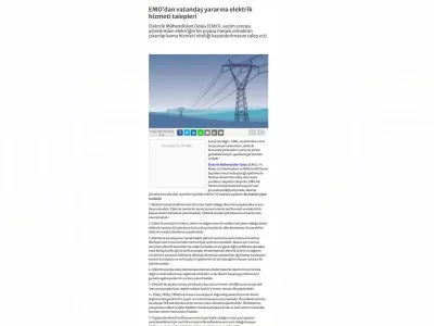 EMODAN VATANDAŞ YARARINA ELEKTRİK HİZMETİ TALEPLERİ (ENERJİGUNLUGU.NET)