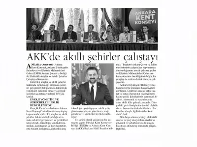 AKK`DEN AKILLI KENTLER ÇALIŞTAYI (ANAYURT GAZETESİ, 12.5.2023)