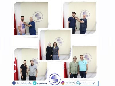 YENİ ÜYELERİMİZE ROZET TAKDİMİ YAPILDI
