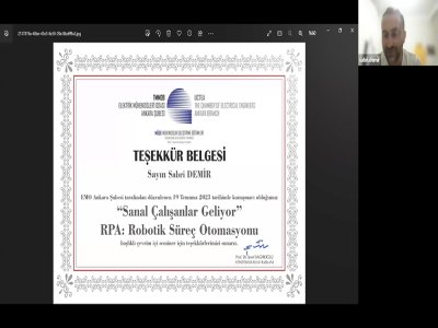 SANAL ÇALIŞANLAR GELİYOR RPA: ROBOTİK SÜREÇ OTOMASYONU BAŞLIKLI WEBINAR DÜZENLENDİ