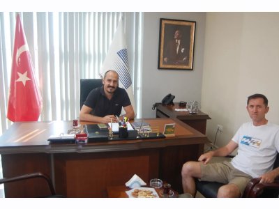 MERSİN İSTANBUL TEKNİK ÜNİVERSİTESİ (İTÜ) MEZUNLARI DERNEK BAŞKAN YARDIMCISI AYNI ZAMANDA EMO MERSİN ŞUBE ÜYEMİZ SN. CÜNEYT ŞİMŞEK, ŞUBE BAŞKANIMIZ ALKAN ALKAYA`YI ZİYARET ETTİ.