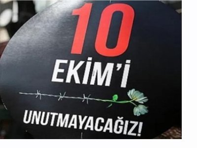 10 EKİM`İ UNUTMAYACAĞIZ..10 EKİM`İN YILDÖNÜMÜNDE DEVRİM ŞEHİTLERİ VE BARIŞ SAVUNUCULARI DÜZENLENEN BASIN AÇIKLAMASI VE ANMA ETKİNLİĞİ İLE ANILDI