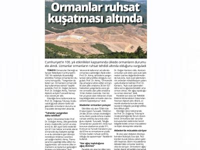 ORMANLAR RUHSAT KUŞATMASI ALTINDA (İKİNCİ YÜZYIL)