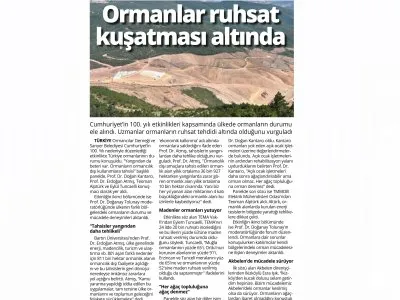 ORMANLAR RUHSAT KUŞATMASI ALTINDA (İKİNCİ YÜZYIL)