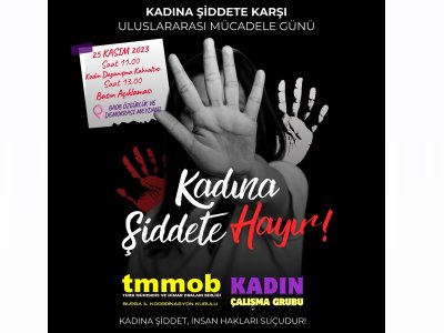 KADINA ŞİDDETE KARŞI ULUSLARARASI MÜCADELE GÜNÜ ETKİNLİKLERİ