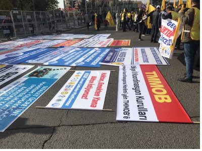 HALKTAN VE EMEKTEN YANA BÜTÇE MİTİNGİNE KATILDIK.