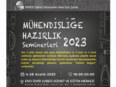 MÜHENDİSLİĞE HAZIRLIK SEMİNERLERİ 2023