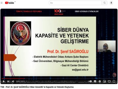 TÜRKİYE TEKNOLOJİ YÜZYILINDA SİBER GÜVENLİK ETKİNLİKLERİ DÜZENLENDİ