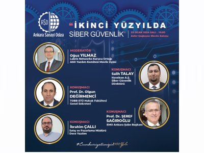 ASO TARAFINDAN İKİNCİ YÜZYILDA SİBER GÜVENLİK ETKİNLİĞİ DÜZENLENİYOR