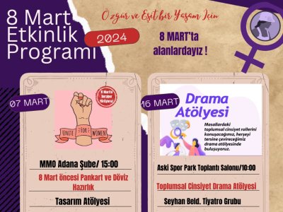8 MART DÜNYA EMEKÇİ KADINLAR GÜNÜNÜZ KUTLU OLSUN.
