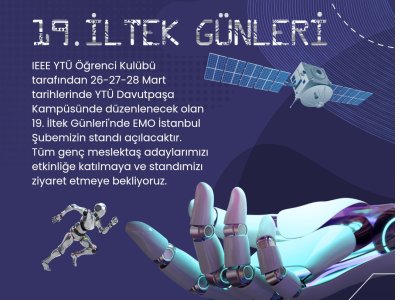 19. İLTEK GÜNLERİ`NDE EMO İSTANBUL ŞUBEMİZİN STANDI AÇILDI