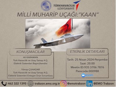 `MİLLİ MUHARİP UÇAĞI:KAAN