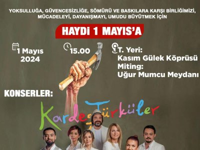 1 MAYISTA ALANLARDAYIZ.