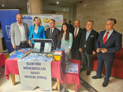 MERSİN ÜNİVERSİTESİ REKTÖRÜ PROF. DR. EROL YAŞAR, REKTÖR YARDIMCISI PROF. DR. İSMAİL YAĞCI, MESİAD BAŞKANI ADNAN GÜNDOĞDU, MTSO YÖNETİM KURULU ÜYESİ GÖKBEN GÖKBULUT EMO MERSİN ŞUBE STANDIMIZI ZİYARET ETTİ. AR-GE PROJE PAZARI 2024.