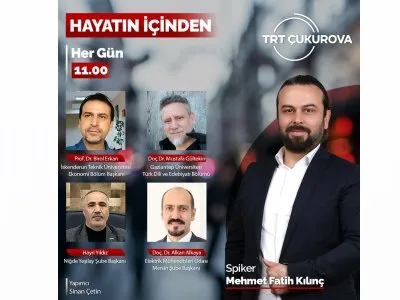 EMO MERSİN ŞUBE BAŞKANIMIZ ALKAN ALKAYA ELEKTRİK ELEKTRONİK MÜHENDİSLERİ GÜNÜ`NDE TRT ÇUKUROVA RADYODA YAYINLANAN `HAYATIN İÇİNDEN ` PROGRAMINA KONUK OLUYOR.