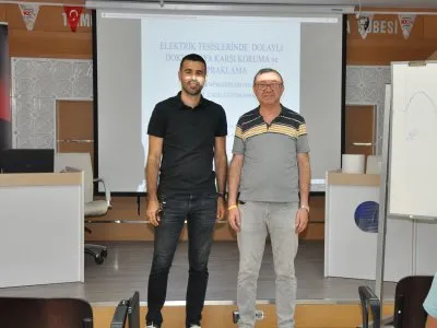 ELEKTRİK TESİSLERİNDE TOPRAKLAMALAR EĞİTİMİ DÜZENLENDİ