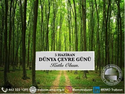 5 HAZİRAN DÜNYA ÇEVRE GÜNÜ KUTLU OLSUN.