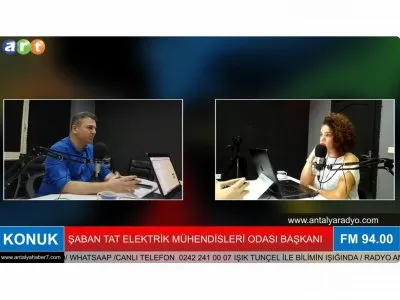 ŞUBE BAŞKANIMIZ ŞABAN TAT BİLİMİN IŞIĞINDA PROGRAMINA KONUK OLDU.