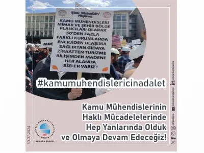 #KAMUMUHENDİSLERİCİNADALET