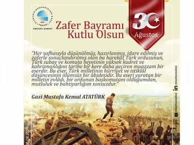 30 AĞUSTOS ZAFER BAYRAMI KUTLU OLSUN