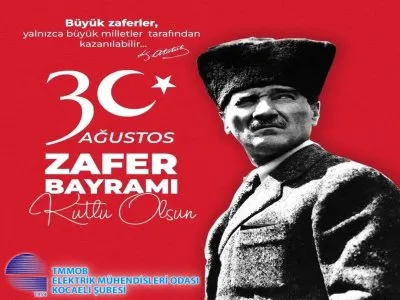 30 AĞUSTOS ZAFER BAYRAMININ 102. YIL DÖNÜMÜ KUTLU OLSUN!