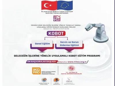 GELECEĞİN İŞLERİNE YÖNELİK UYGULAMALI KOBOT EĞİTİM PROGRAMINA ÖN BAŞVURULAR BAŞLADI!