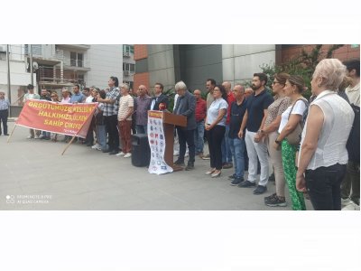 MÜHENDİS, MİMAR VE ŞEHİR PLANCILARI DAYANIŞMA GÜNÜ BASIN AÇIKLAMASI GERÇEKLEŞTİRİLDİ
