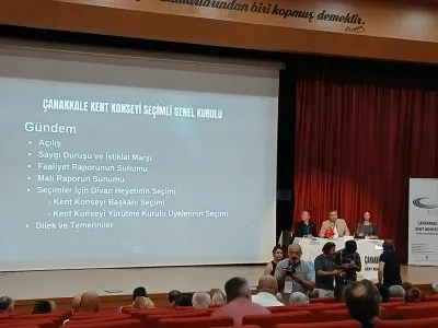 ÇANAKKALE KENT KONSEYİ SEÇİMLİ GENEL KURULUNA KATILDIK