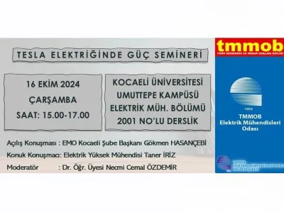 TESLA ELEKTRİĞİNDE GÜÇ SEMİNERİ