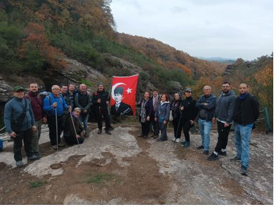 SUUÇTU ŞELALESİNE DOĞA YÜRÜYÜŞÜ GERÇEKLEŞTİRİLDİ