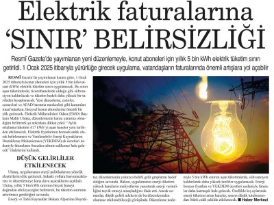 ELEKTRİK FATURALARINA `SINIR` BELİRSİZLİĞİ (9 EYLÜL İZMİR)