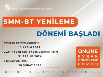 2025 YILI SMMBT BELGE YENİLEME DÖNEMİ BAŞLADI